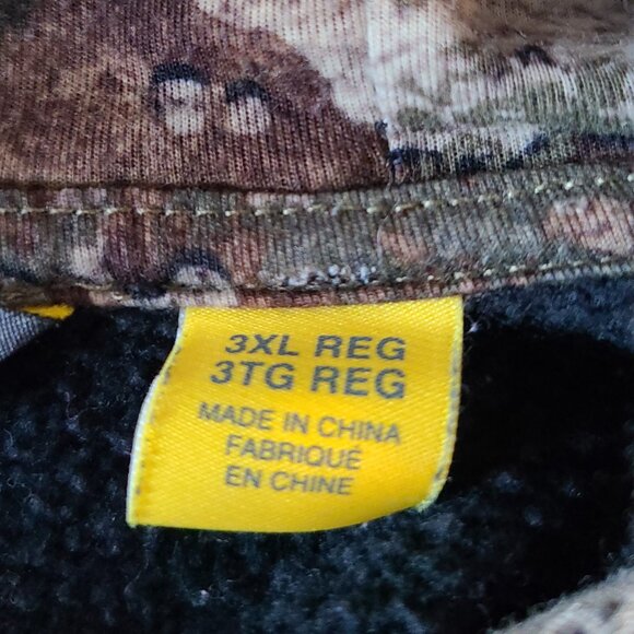 CABELA'S 3XL REG-3TG REG-BLACK LOGO FONT-CAMO HOOD LINING- RUGGED OUTDOOR STYLE - Picture 3 of 12